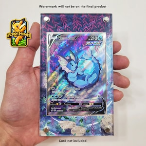 Vitrine Pokemon personnalisée Art alternatif Vaporeon V