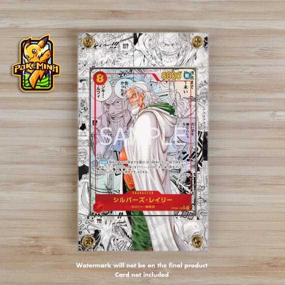 Silvers Rayleigh Manga Custom One Piece Display Case - Etsy