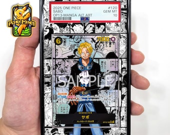 Sabo OP13-120 Manga Custom One Piece Graded Display Case