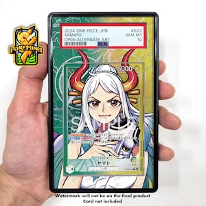 Yamato OP06-022 Leader Alternate Art Custom One Piece Graded Display Case