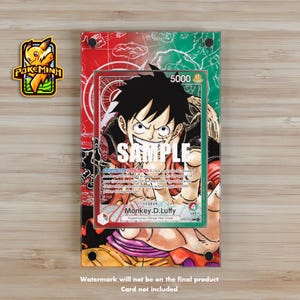 Monkey D. Luffy OP01-003 - Vitrine d'exposition personnalisée Leader Alternate Art en une pièce
