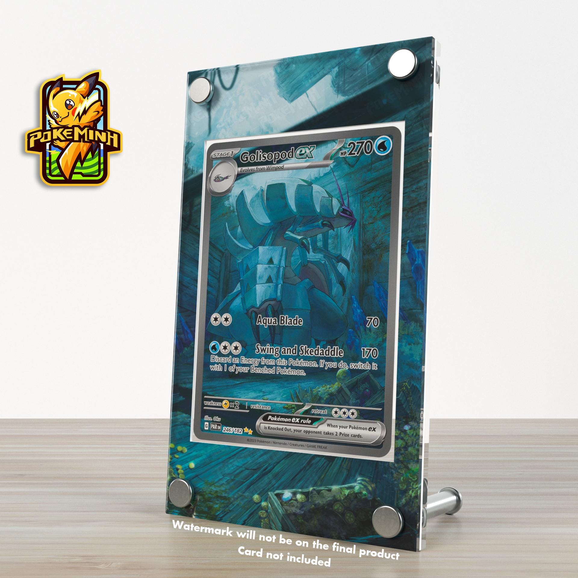 Golisopod EX SAR Custom Pokemon Display Case - Etsy