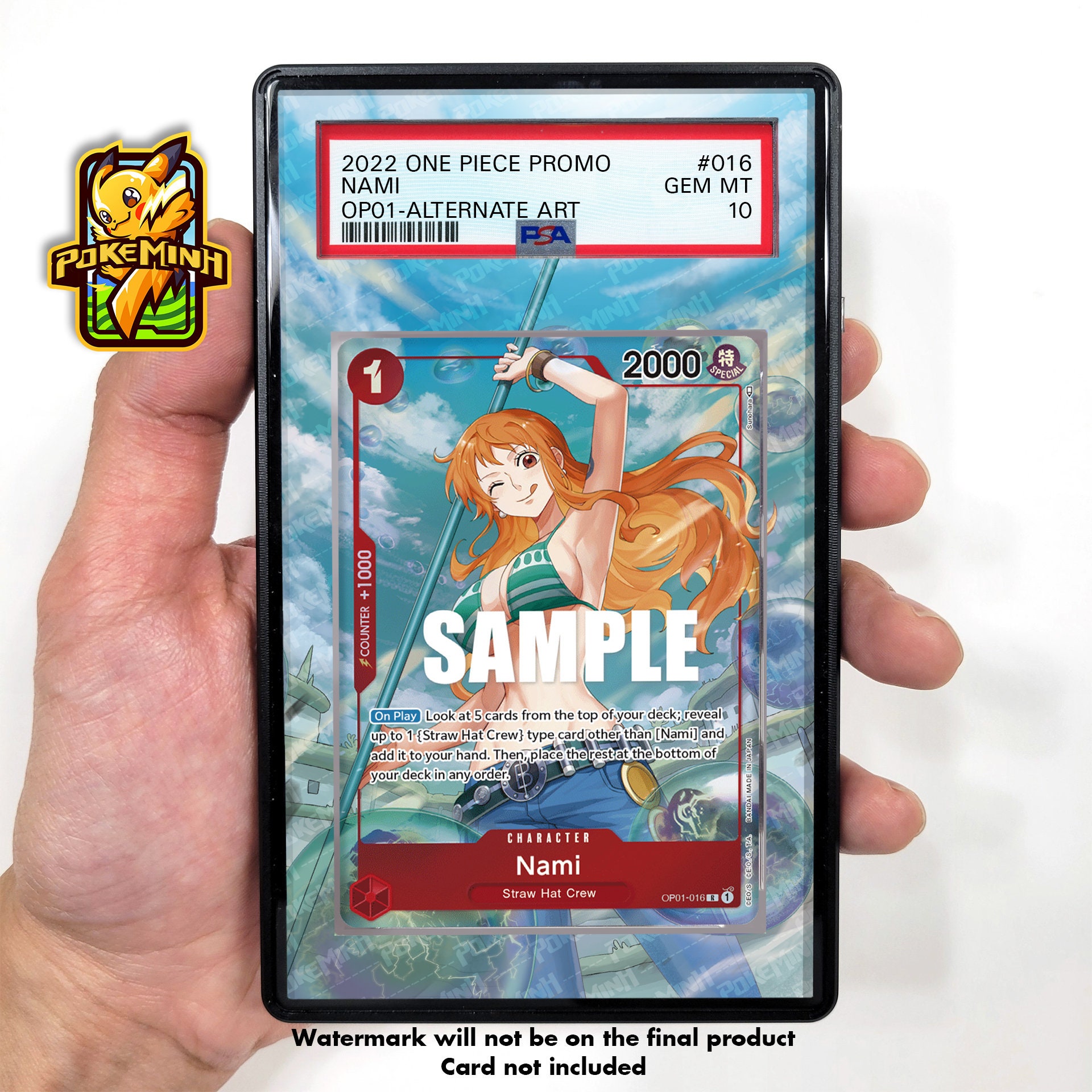 Nami Parallel Custom One Piece Graded Display Case - Etsy