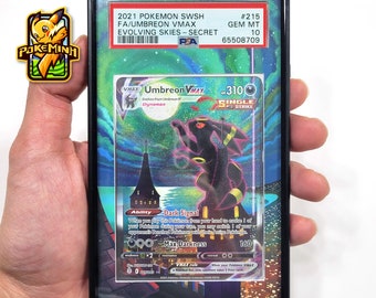 Umbreon VMAX Alternate Art Custom Pokemon Graded Display Case