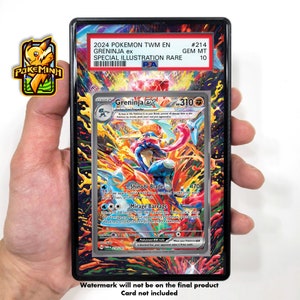 Vitrine graduée Greninja Tera EX SAR Pokemon personnalisée