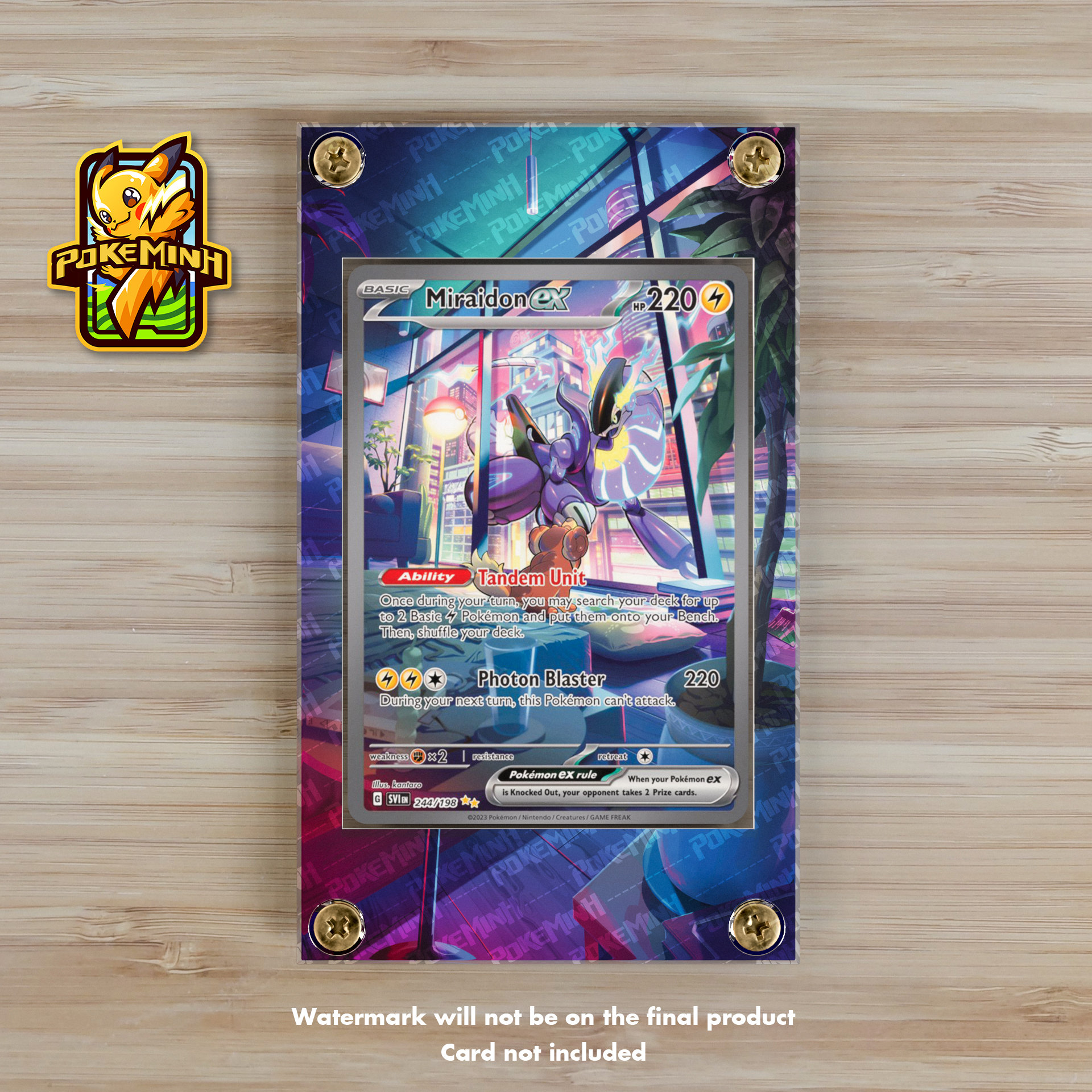 Pokemon Miraidon EX Trading Card