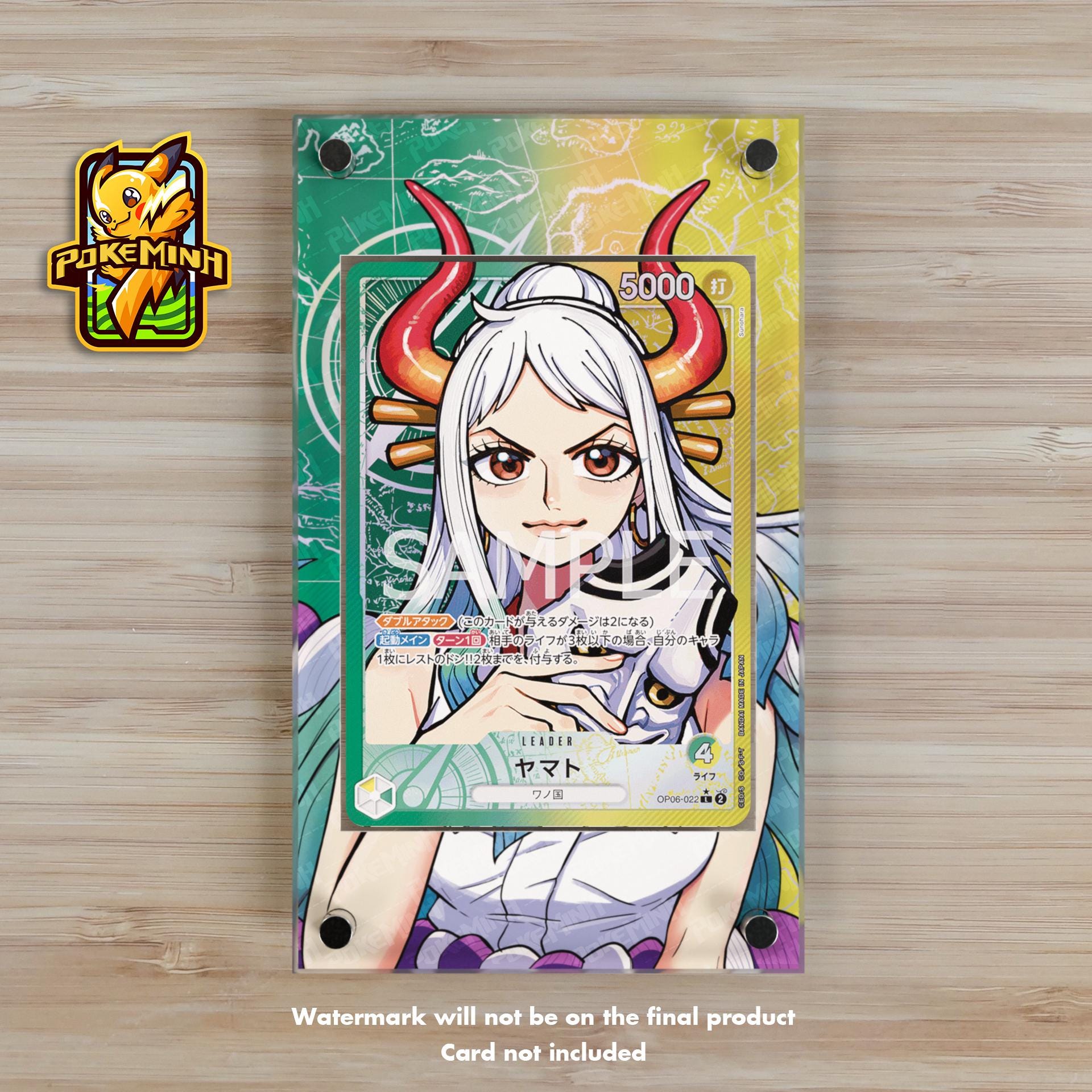 Yamato OP06-022 Leader Alternate Art Custom One Piece Yamato OP06-022 Leader Alternate Art Custom One Piece