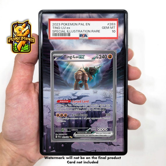 Ting Lu EX SAR Custom Pokemon Graded Display Case - Etsy Australia