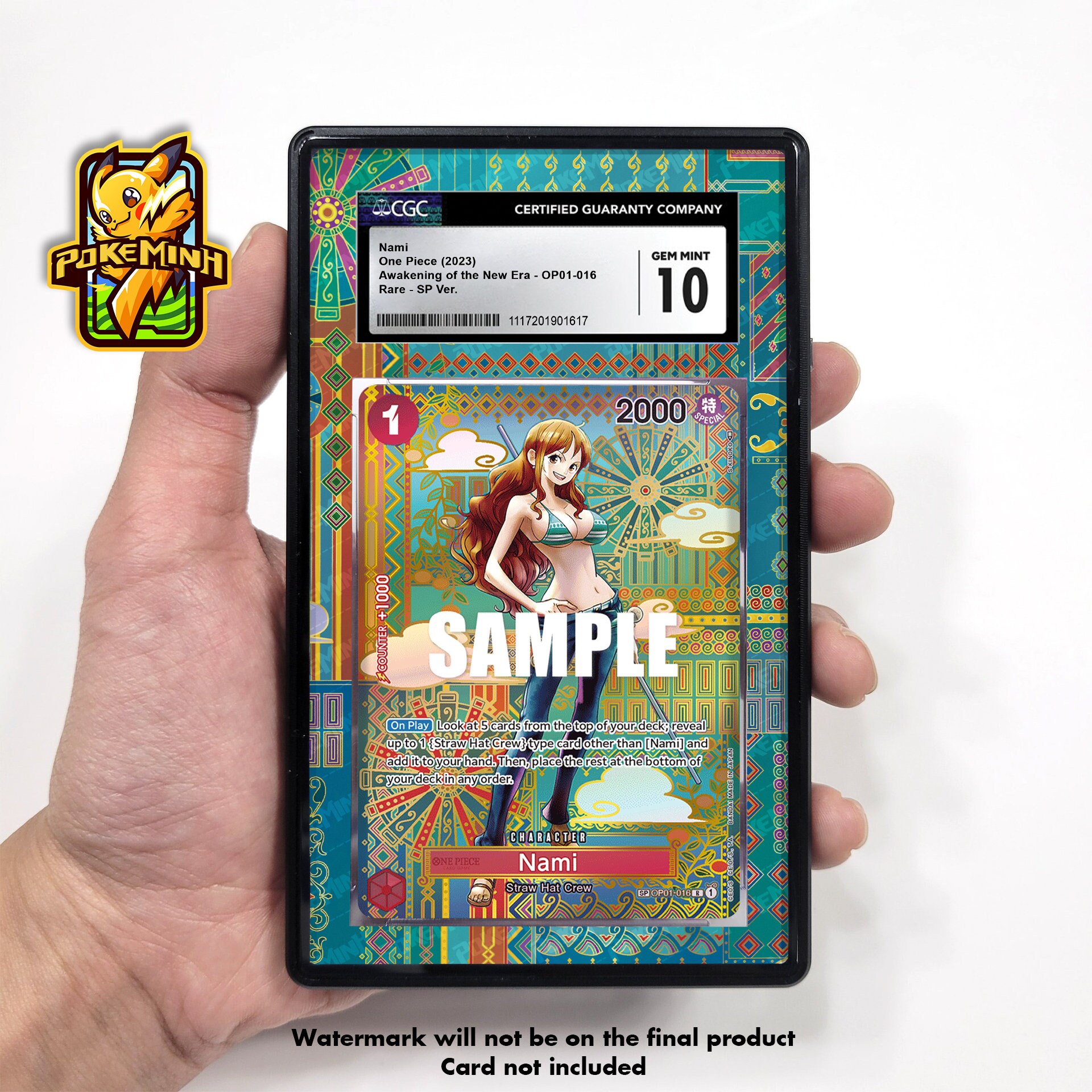 表札☆NAMIシリーズ150☆ Nami OP05 Special Custom One Piece Graded Display Case - Etsy