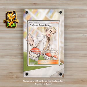 Professor Eiches Einrichtung Full Art Custom Pokemon Vitrine