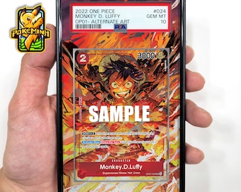 Monkey D. Luffy Alternatywna Sztuka Niestandardowa Jednoczęściowa Gablota Wystawowa
