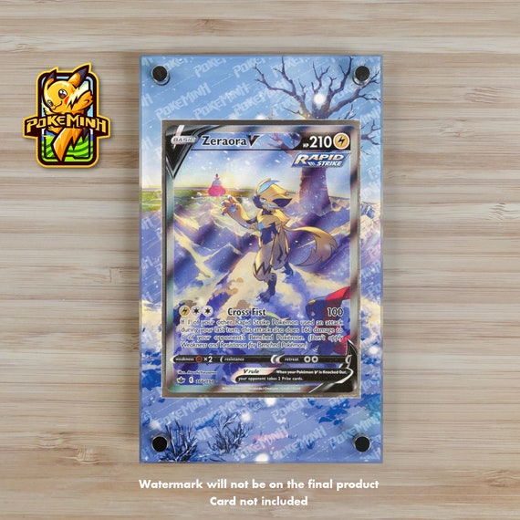 Zeraora V Alternate Art Custom Pokemon Card Display Case - Etsy
