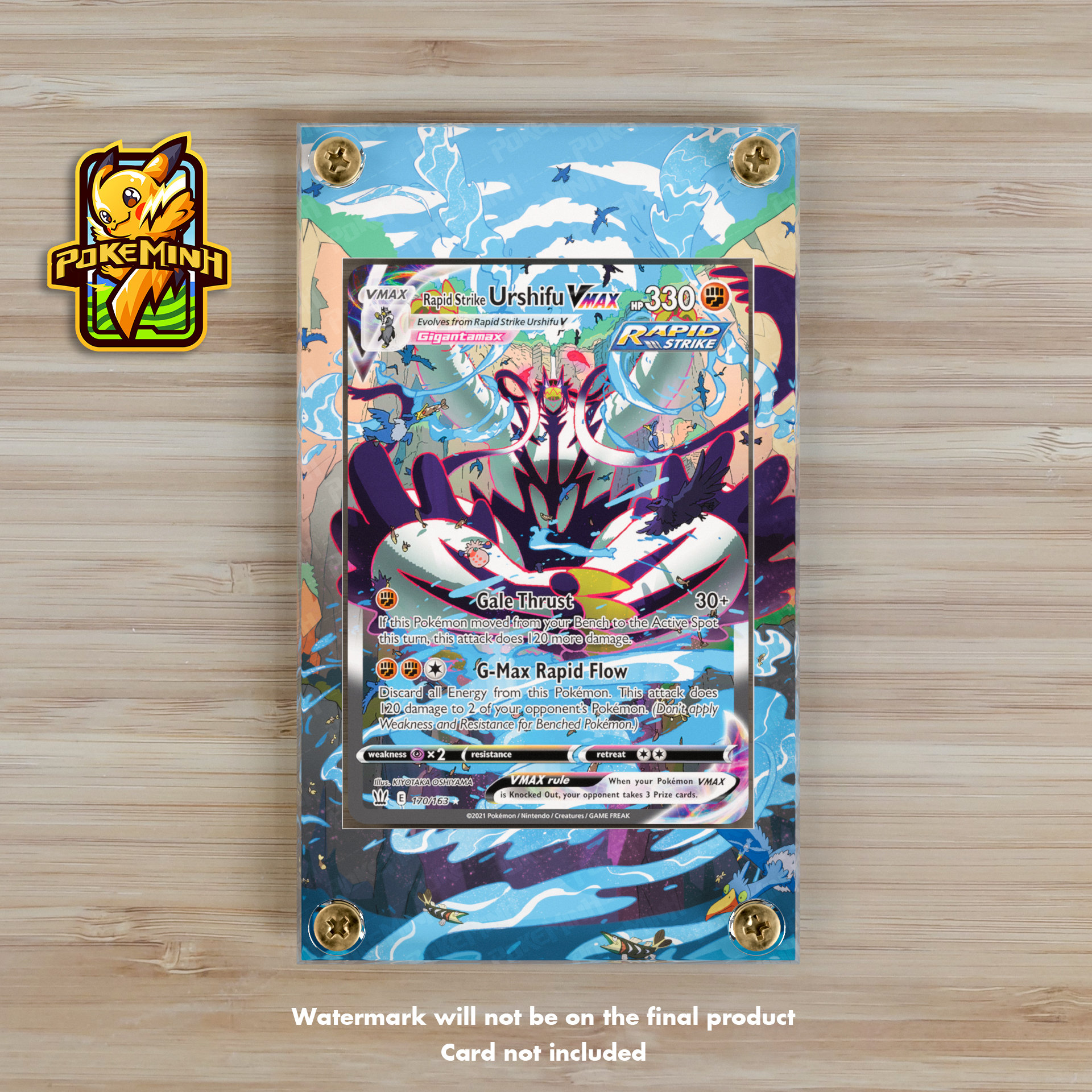 Rapid Strike Urshifu VMAX Alternate Art Custom Pokemon Display Case - Etsy Rapid Strike Urshifu VMAX Alternate Art Custom Pokemon Display Case - Etsy