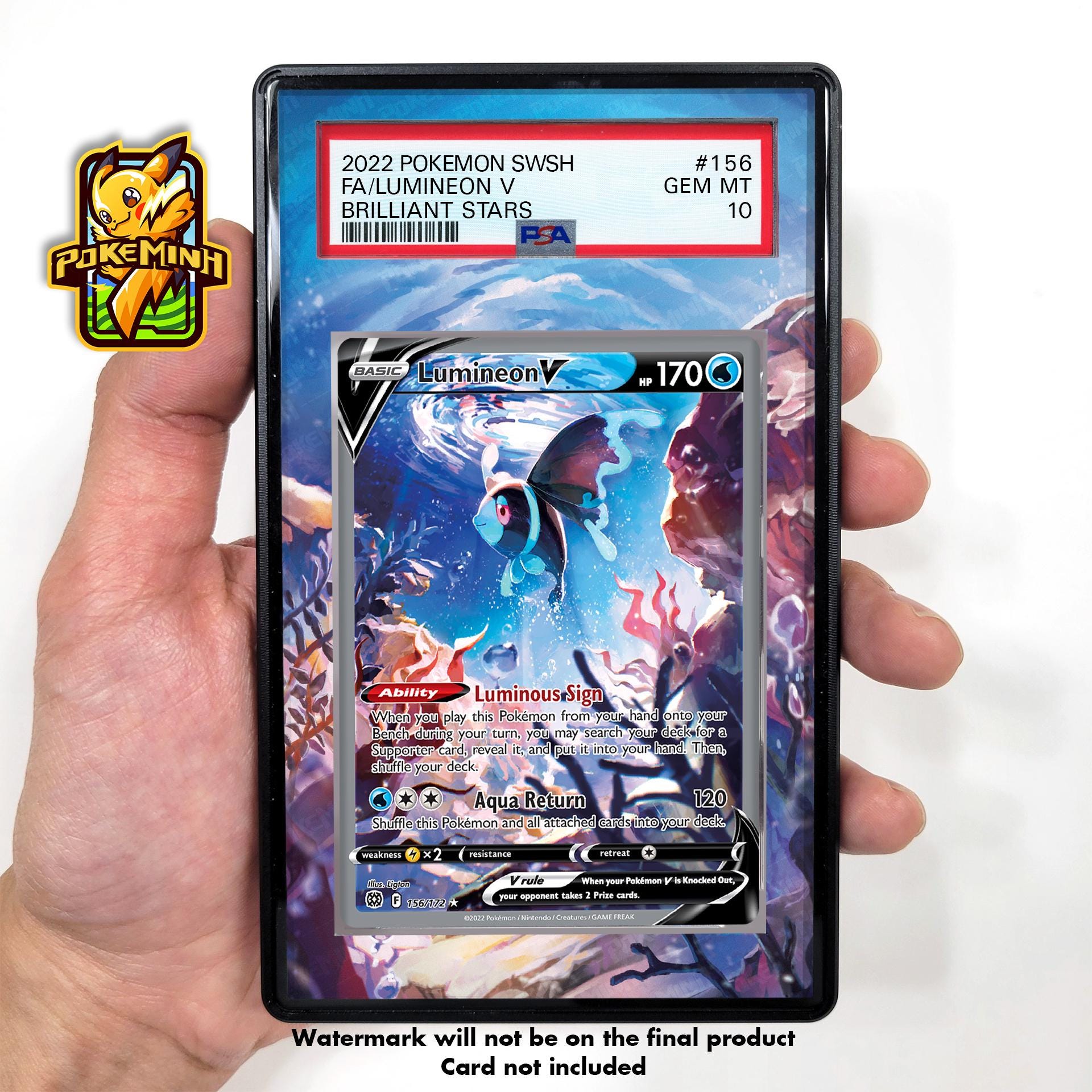 lumineon v pokemon card price POKEMON CARD BASIC LUMINEON V HP 170
