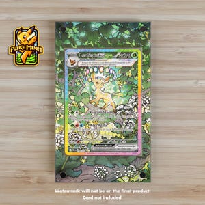 Leafeon Tera EX SIR SAR Vitrine Pokemon personnalisée