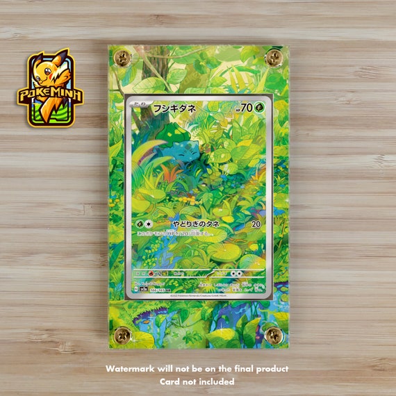 Bulbasaur 151 AR Custom Pokemon Card Display Case - Etsy