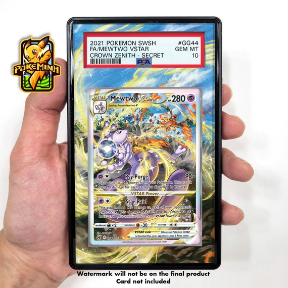 Mewtwo VSTAR Alternate Art / SAR Custom Pokemon Graded Card Display Case -  Etsy