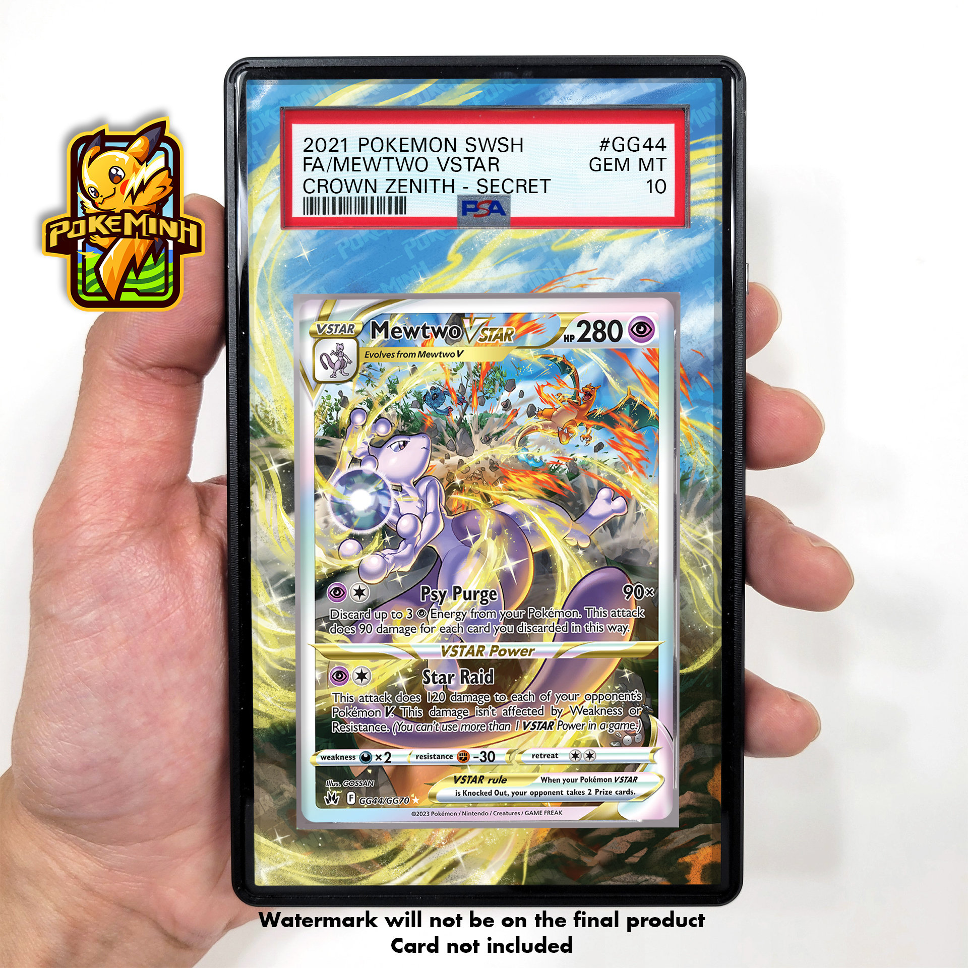 ポケモンカードゲーム Mewtwo VSTAR 2023 Crown Zenith Gem Mint Mewtwo VSTAR Pokemon Crown Zenith Full Art #GG44 PSA 9 #1 | eBay