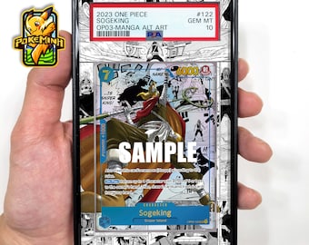 Sogeking Manga Custom One Piece Graded Display Case