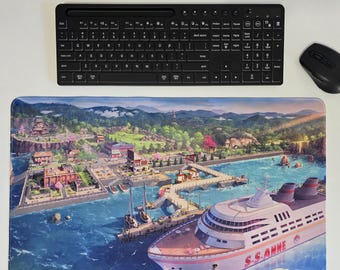 Kanto Pokemon TCG Playmat, Gaming Mousepad, Desk Mat