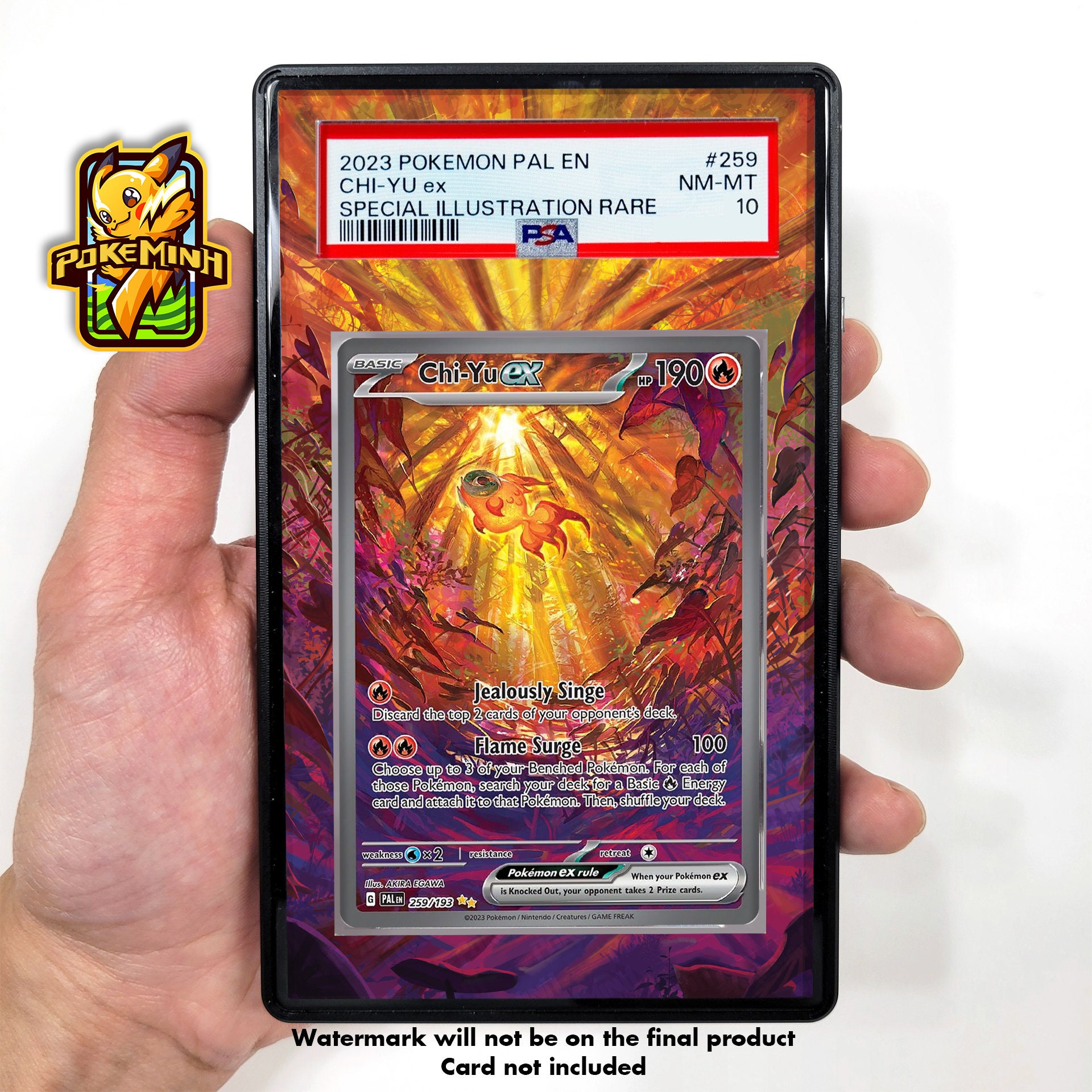 yu様ご依頼品 Chi-Yu ex SAR 092/071 sv2D Clay Burst HOLO Pokemon Card