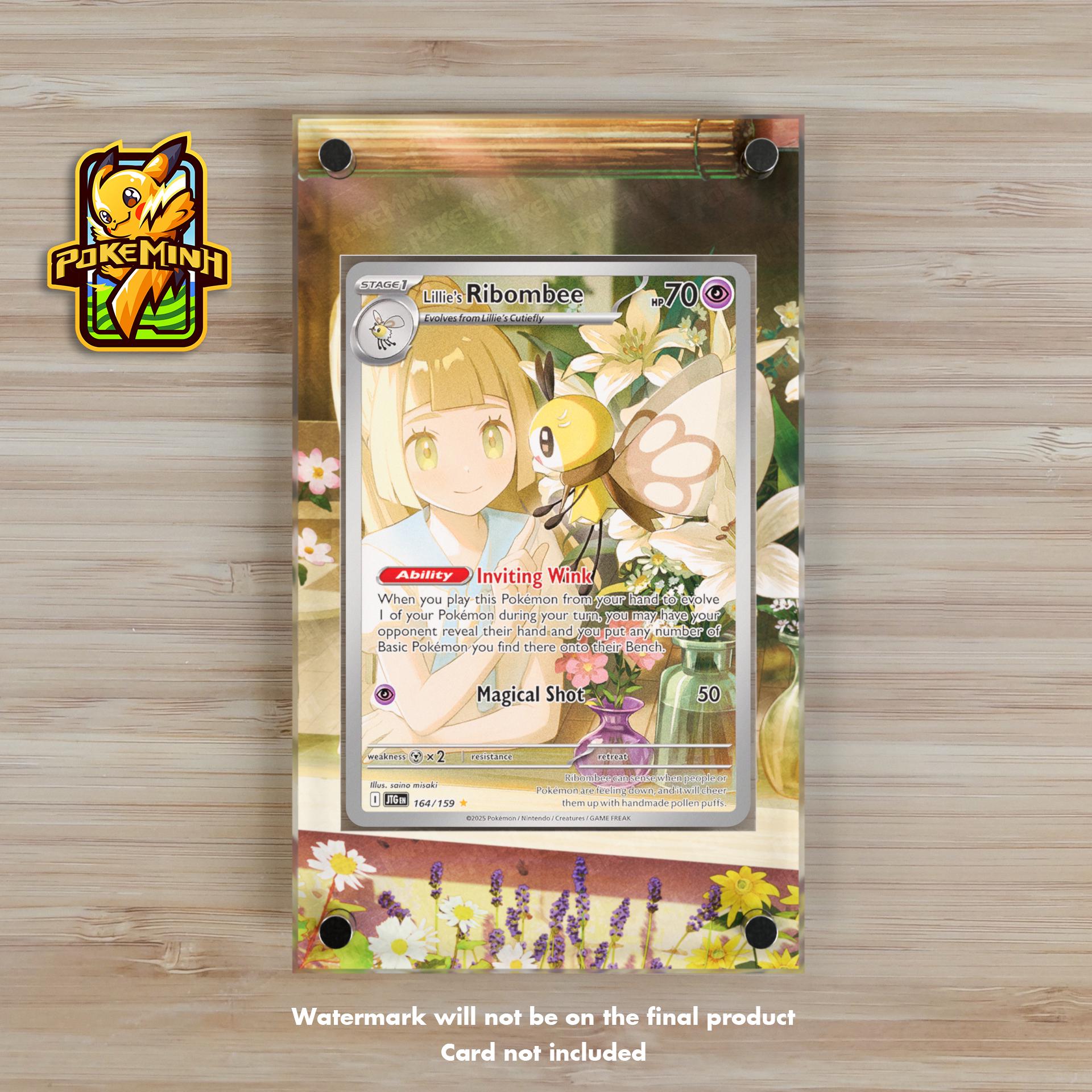 Lillie's Ribombee AR Custom Pokemon Display Case - Etsy