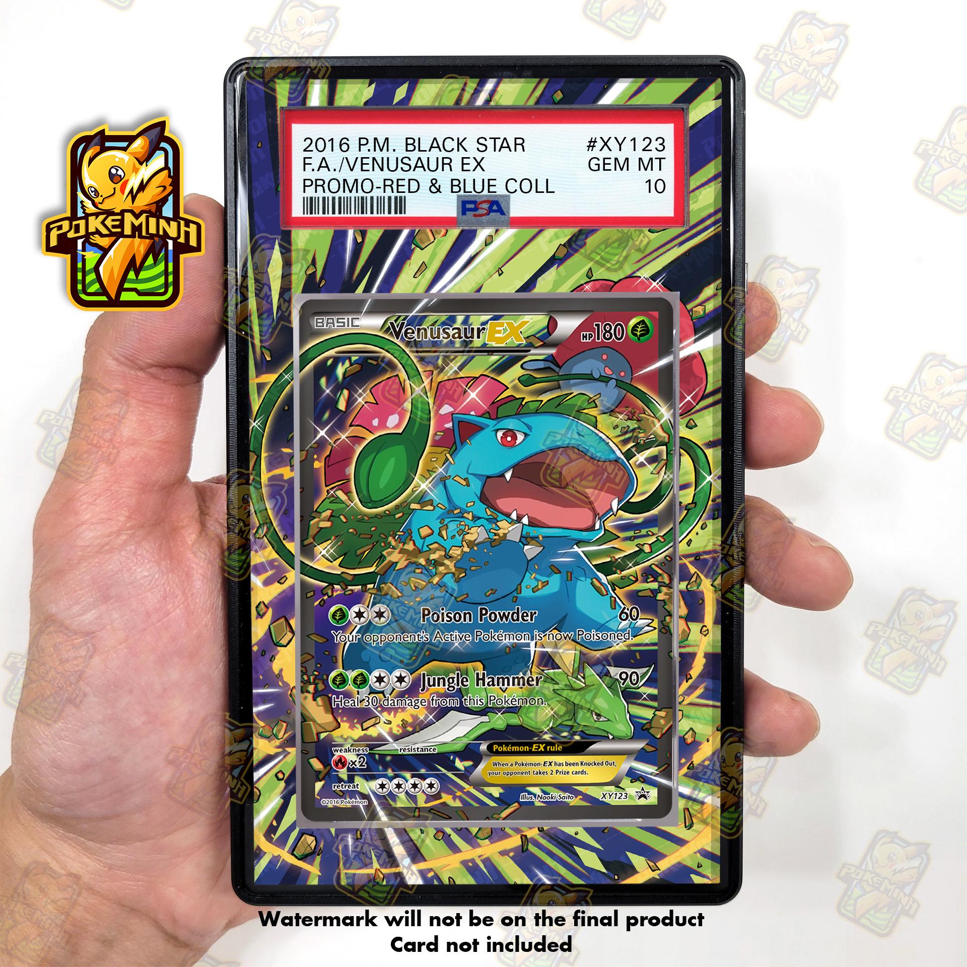 Venusaur EX XY123 Promo Custom Pokemon Graded Display Case - Etsy
