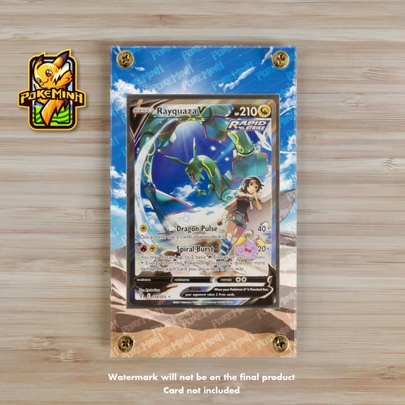 Rayquaza Mega EX Cards Set 76/108, 98/98, 105/108 Custom Card Set paper or  Handmade Plastic Card -  Finland