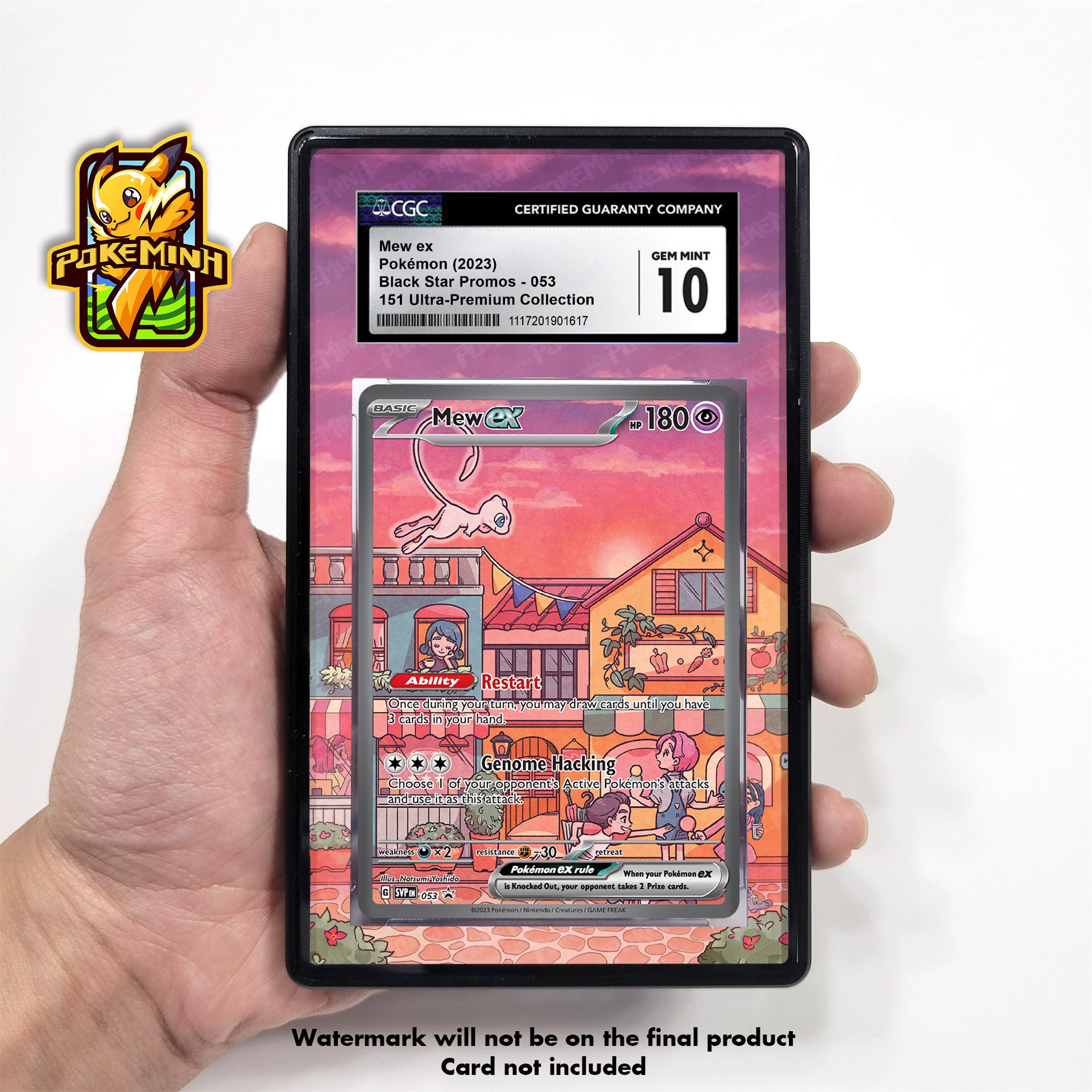 Mew 151 EX SAR Custom Pokemon Graded Display Case - Etsy