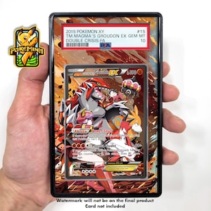 Vitrine graduée personnalisée Groudon EX Pokemon