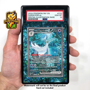 Gardevoir EX SAR SAR Vitrine graduée personnalisée Pokemon brillante