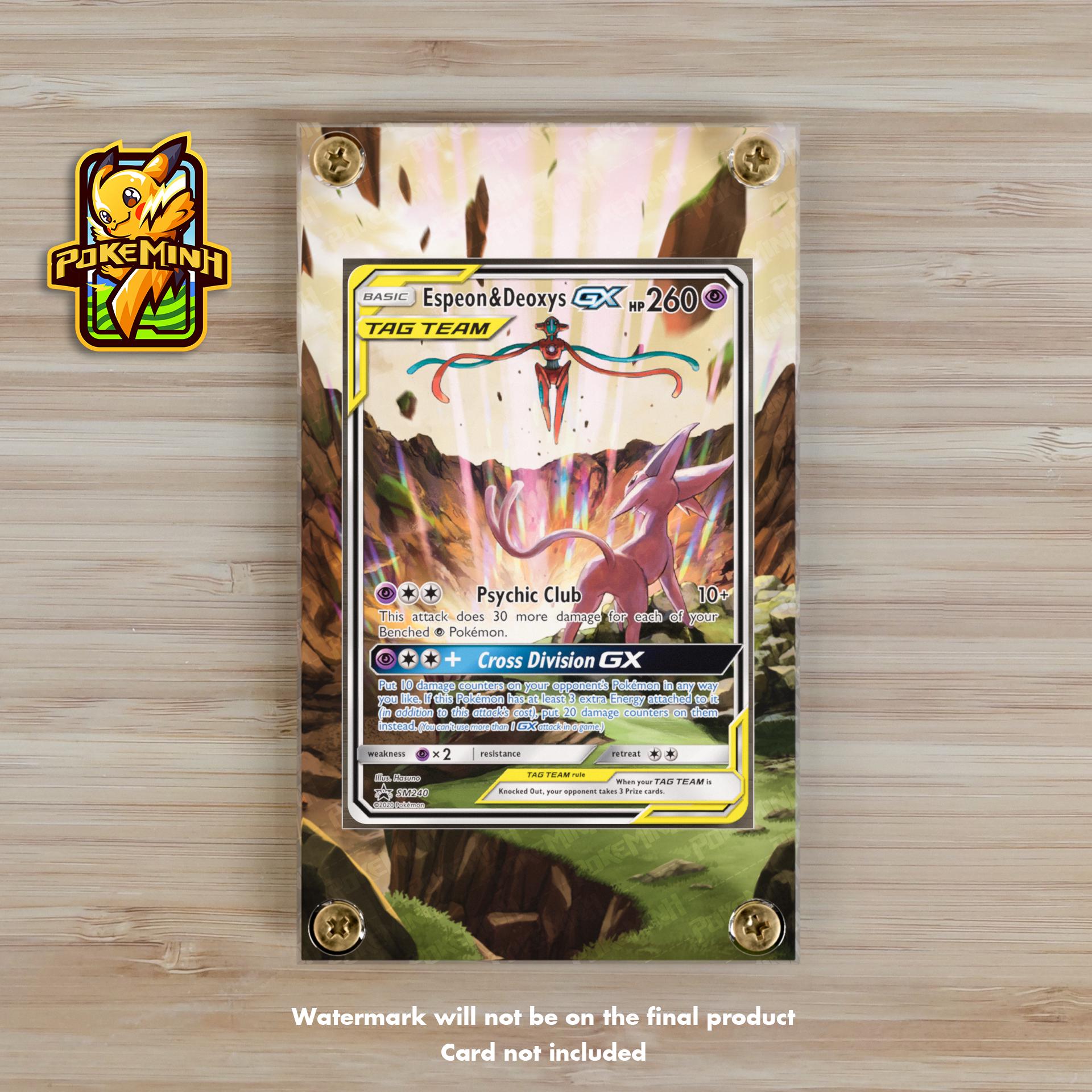 Espeon Deoxys GX Alternate Art Custom Pokemon Display Case - Etsy