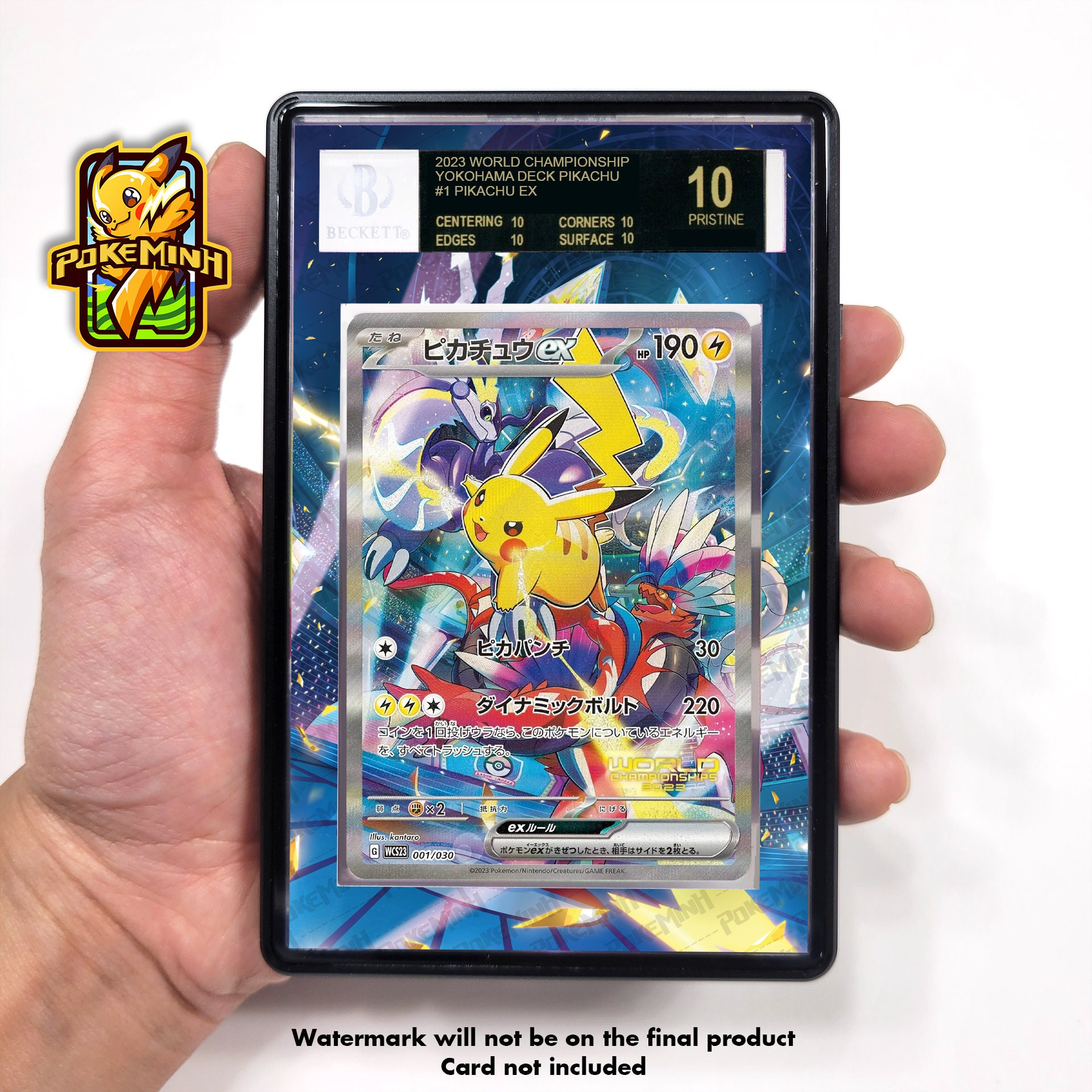 Pikachu Championship 2023 Yokohama Deck Promo Custom Pokemon