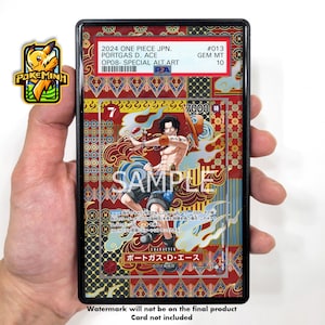 Portgas D. Ace OP02-013 SP Custom One Piece Graded Display Case - Etsy
