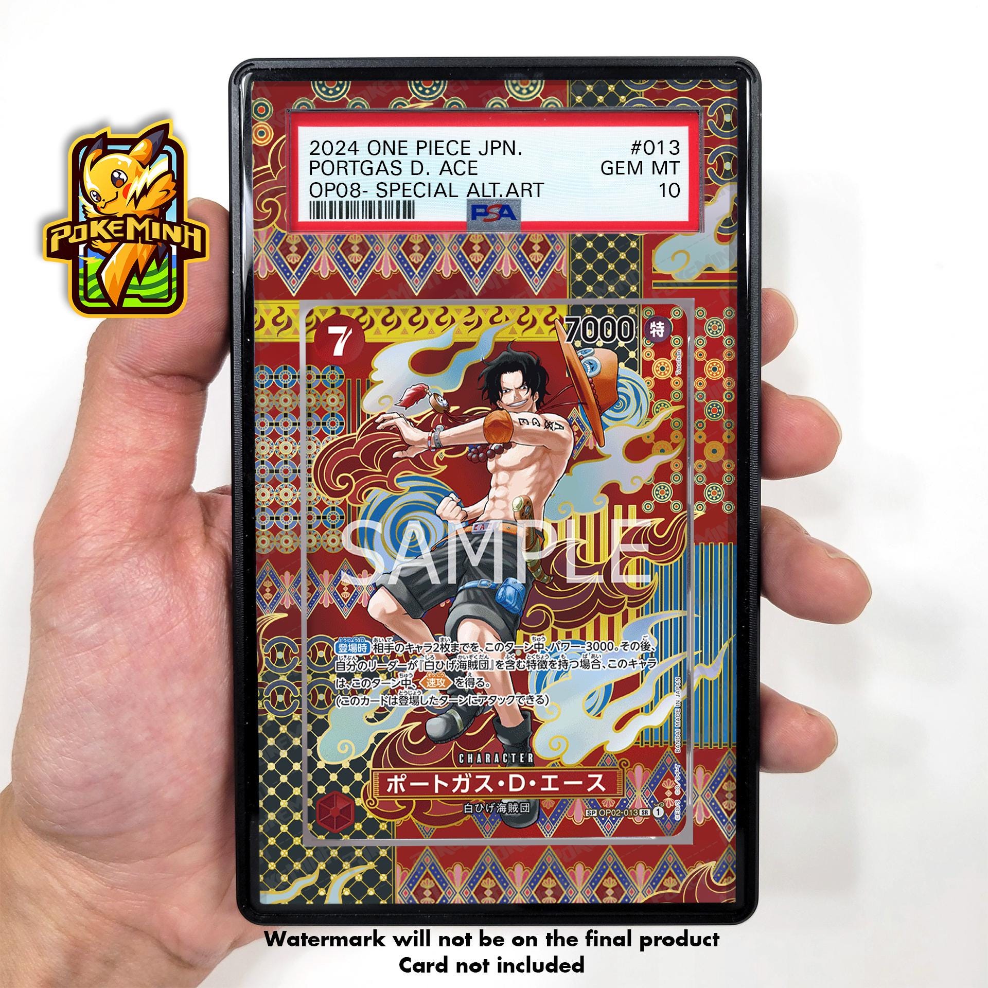 one piece card game portgas d ace One Piece Trading Card Game Two Legends Rare Portgas.D.Ace OP08-052