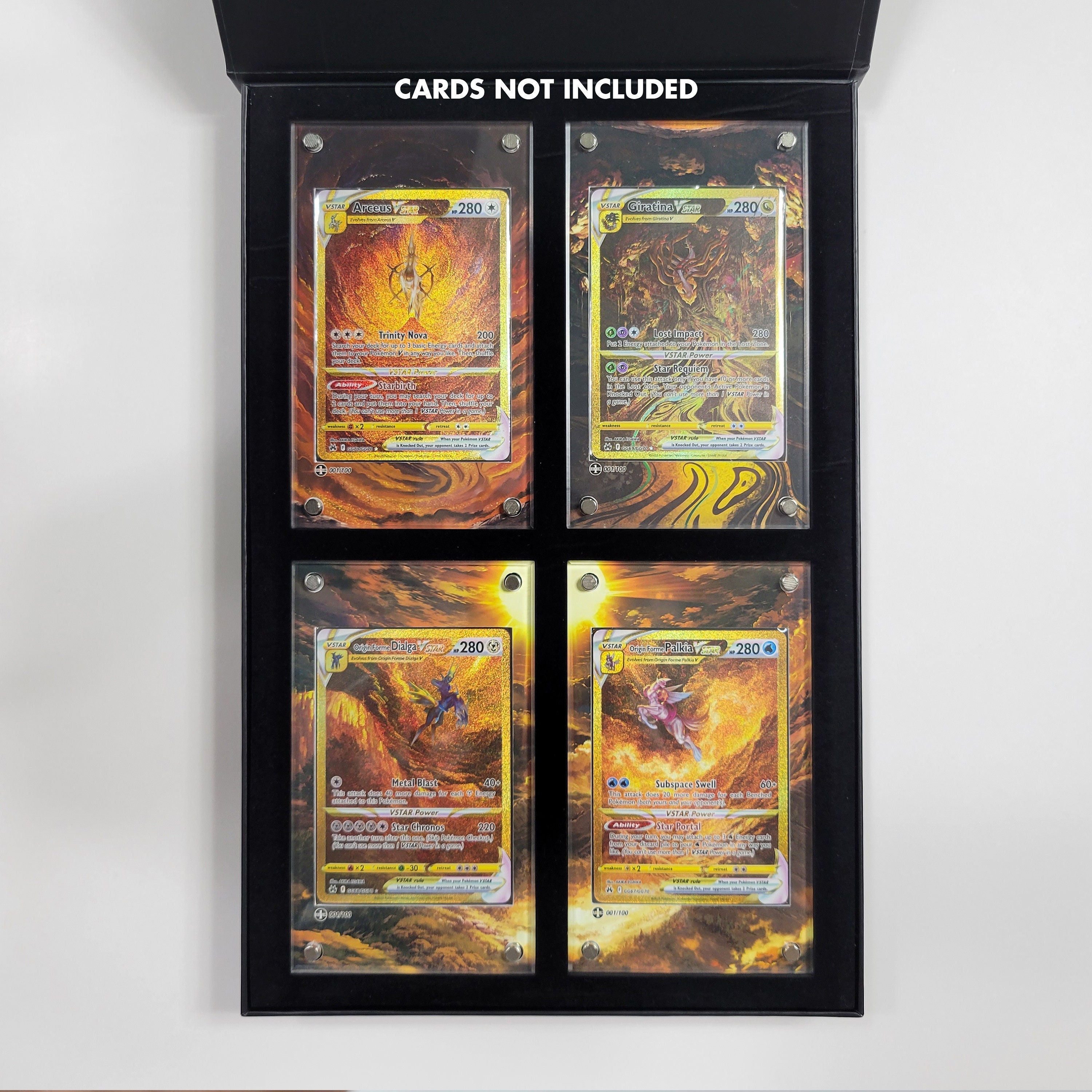 Arceus Dialga Palkia Giratina Mural - Set of 64 Sleeves - Japanese - P –  Squeaks Game World