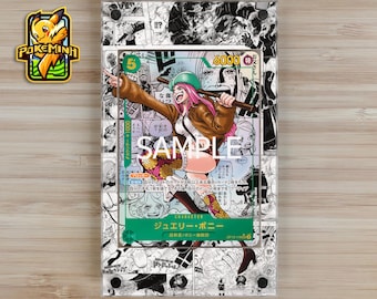 Vitrina de una pieza personalizada con diseño de manga de Bonney OP12-118