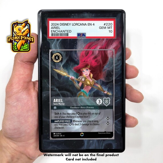 ariel lorcana card Ravensburger Disney TCG Playmat Featuring - Sonic Warrior - Protects Cards - Versatile Game, Desk, or Mouse Pad February 23 Set 10 - 241/204 Iconic