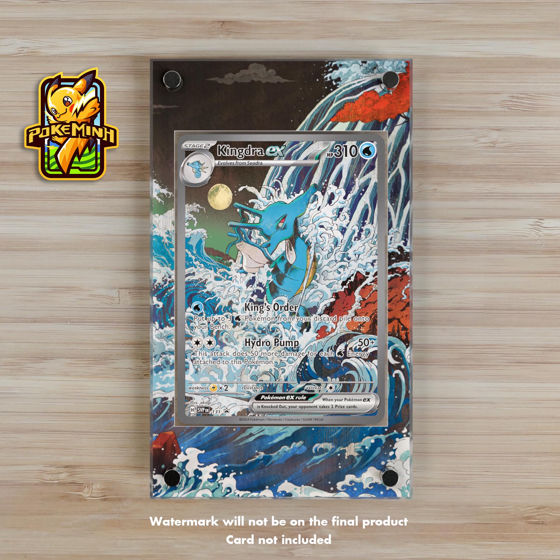 Kingdra EX SAR Promo Custom Pokemon Card Display Case - Etsy