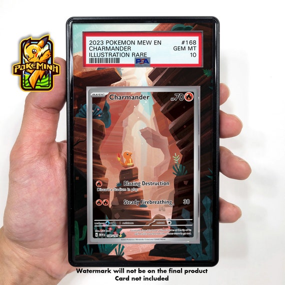 Charmander 151 AR Custom Pokemon Graded Display Case - Etsy