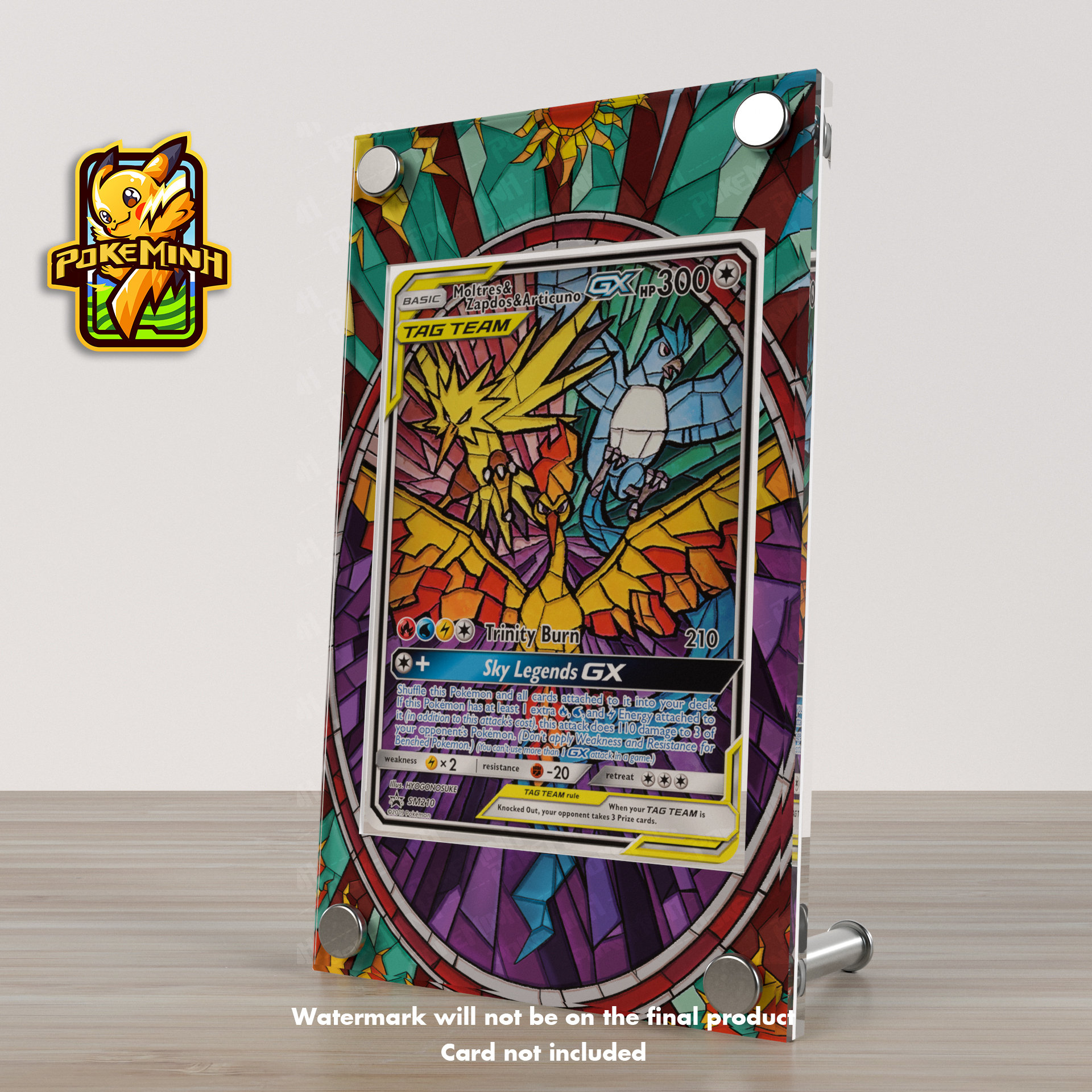 trinity burn pokemon card value Moltres & Zapdos & Articuno Tag Team GX - 66/68 and Lightning Energy attached to it (in addition to this attacks cost) Trinity Burn Sky Legends GX