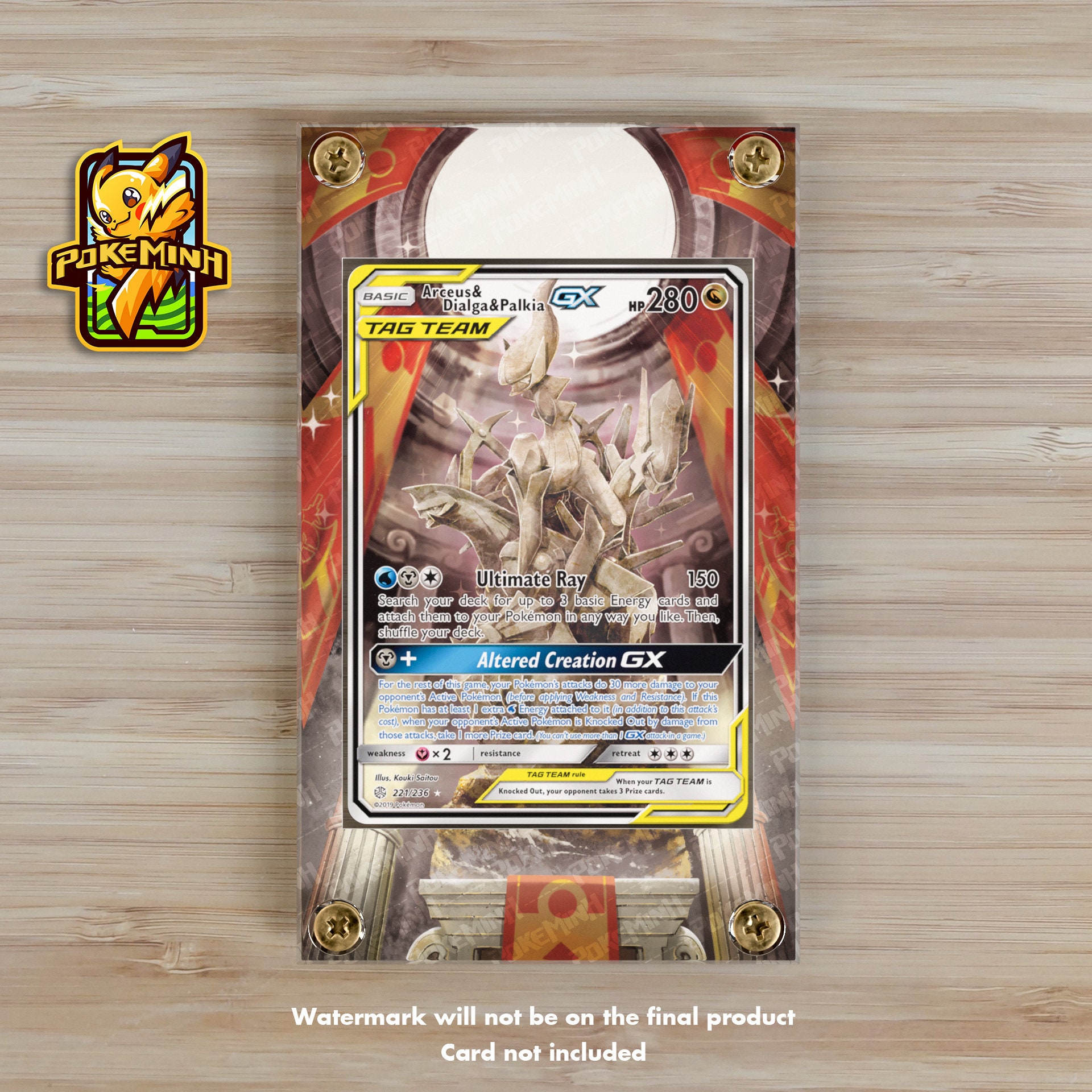 Arceus GX Pokemon Card -  Denmark