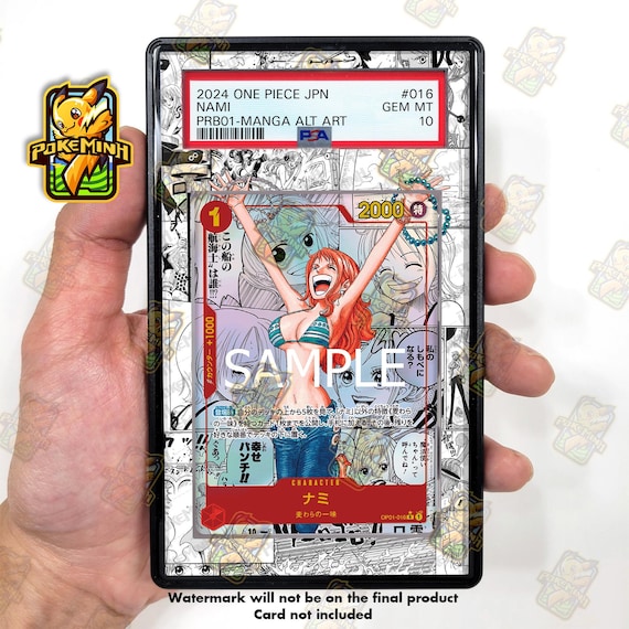Nami OP01-016 Manga Custom One Piece Graded Display Case