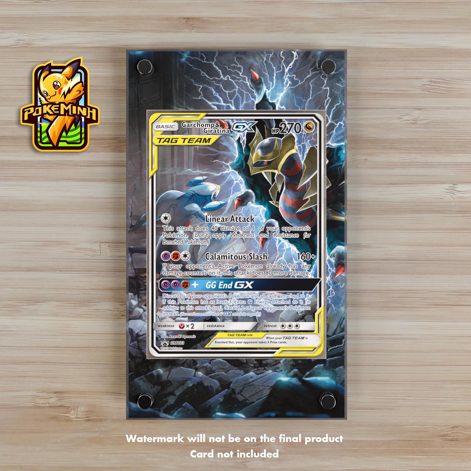 giratina gx pokemon card GX Discard 1 of your opponents Pokmon and all cards attached to it Garchomp Giratina GX Alternate Art