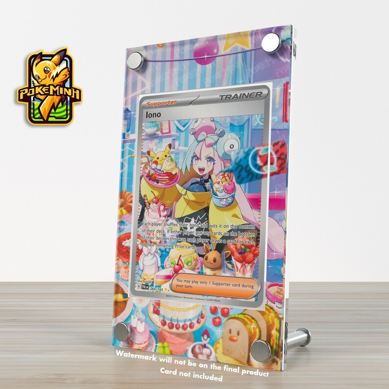 Iono (ナンジャモ) Special Art Rare (SAR) Custom Pokemon Display Case - Etsy