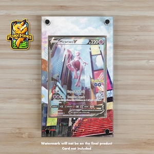 Vitrine Pokemon personnalisée Art alternatif Mewtwo V