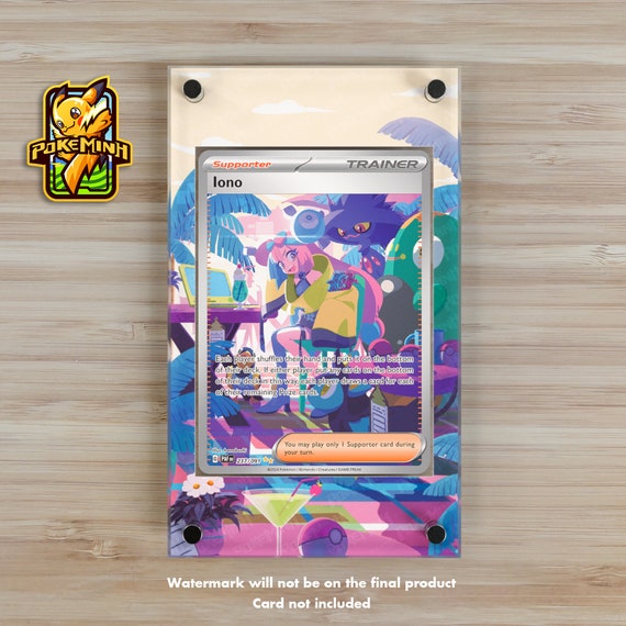 Iono () Special Art Rare (SAR) 2 Custom Pokemon Display Case - Etsy Australia Iono () Special Art Rare (SAR) 2 Custom Pokemon Display Case - Etsy Australia
