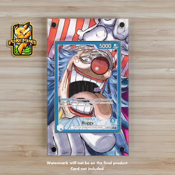 Buggy OP09-042 Leader Alternate Art Custom One Piece Display Case