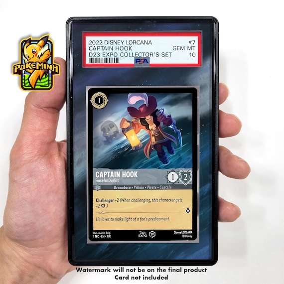captain hook lorcana card Lorcana: The First Chapter Sleeves you may return an action card named Fire the Cannons Disney Lorcana Trading Card Game