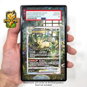 Vitrine graduée Leafeon VSTAR Art alternatif / SAR Pokemon personnalisée